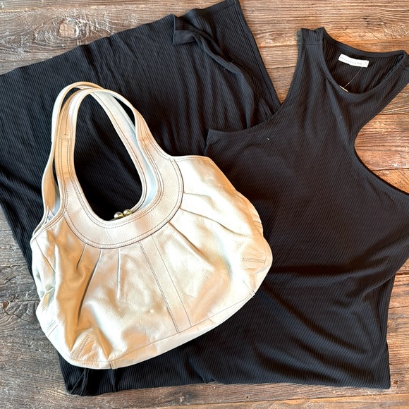 Vintage Coach Ergo chalk white kiss-lock hobo GVC #12248 - Picture 2 of 15